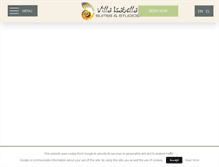 Tablet Screenshot of isabellapartments-paros.com